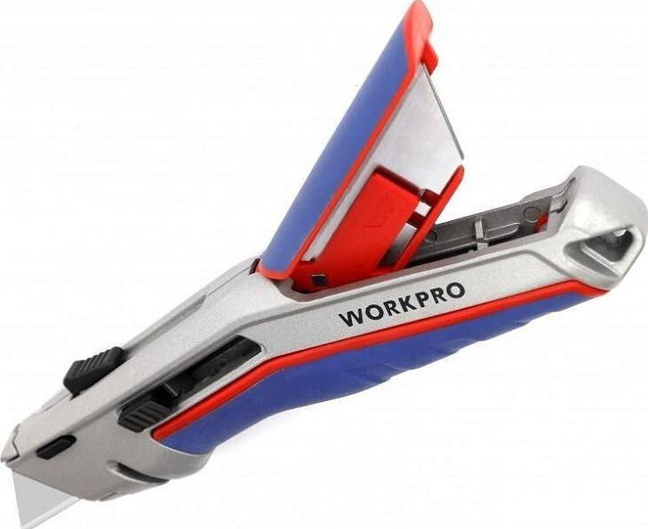 Нож строительный Workpro WP213015