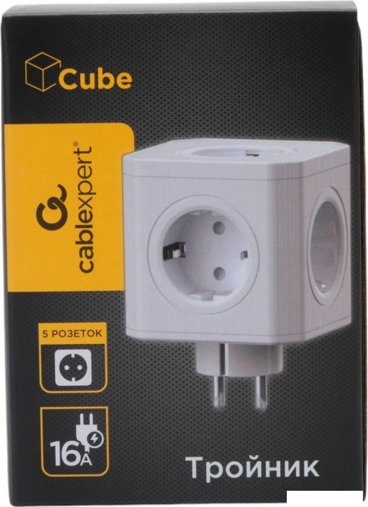 Сетевой фильтр Cablexpert CUBE-5-16-W