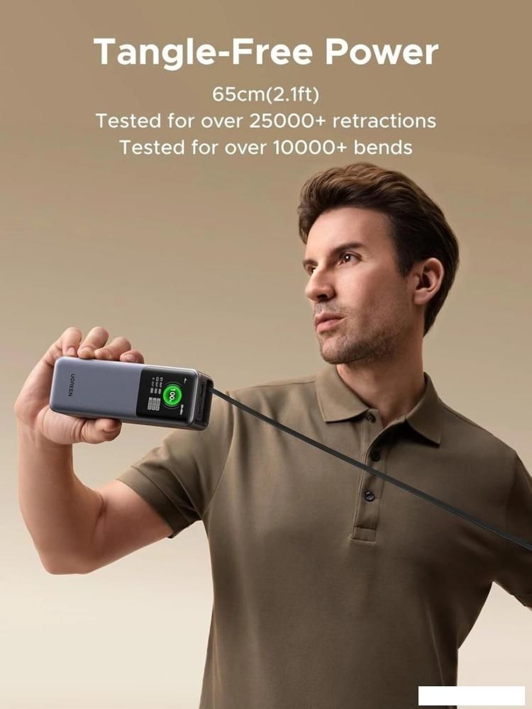Внешний аккумулятор Ugreen PB726 95670B 20000mAh (серый)