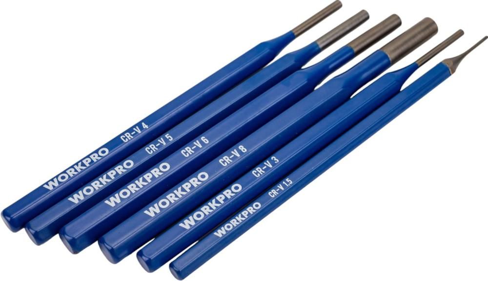 Набор выколоток Workpro WP201304 (6 предметов)