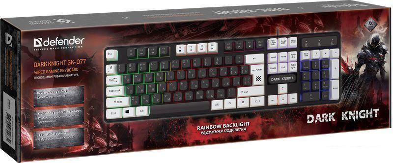 Клавиатура Defender Dark Knight GK-077 45077
