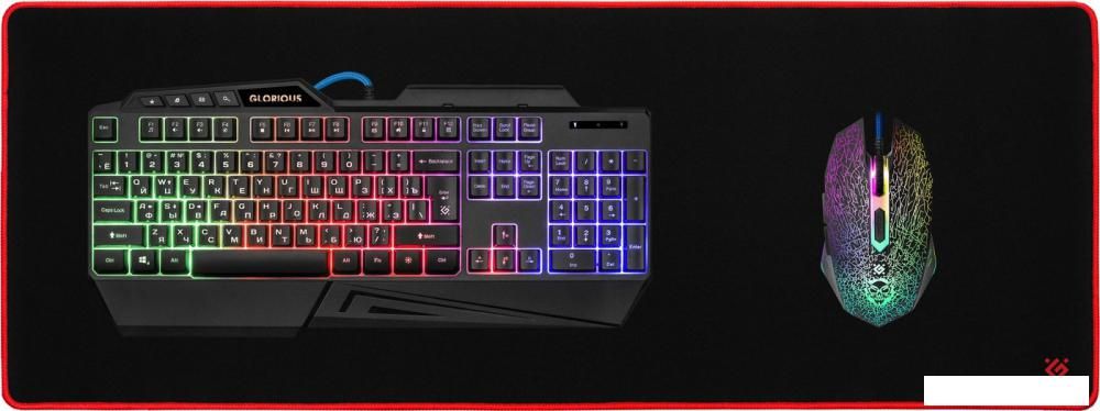 Коврик для стола Defender Black Ultra