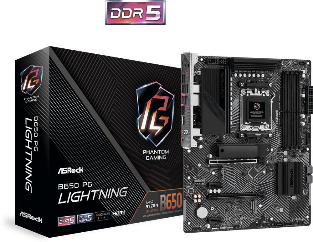Материнская плата ASRock B650 PG Lightning