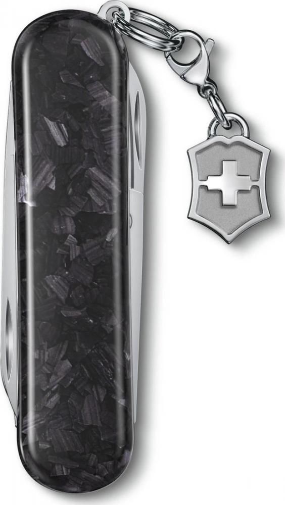Мультитул Victorinox Classic Brilliant Carbon 0.6221.90 (черный/серебристый)