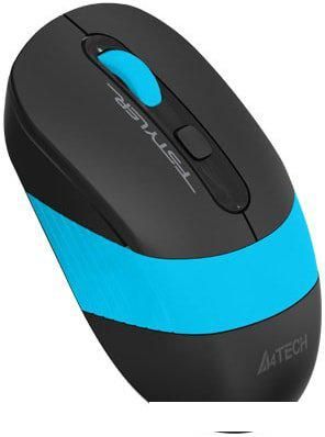 Мышь A4Tech Fstyler FG10S (черный/голубой)