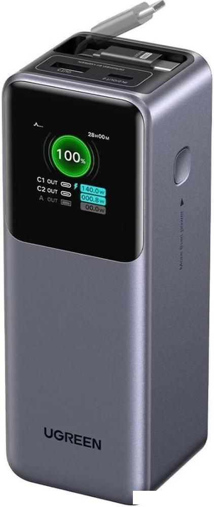 Внешний аккумулятор Ugreen PB726 20000mAh (серый)