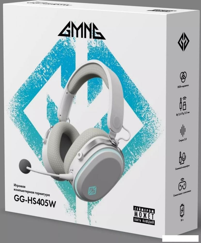 Наушники GMNG GG-HS405W (белый)