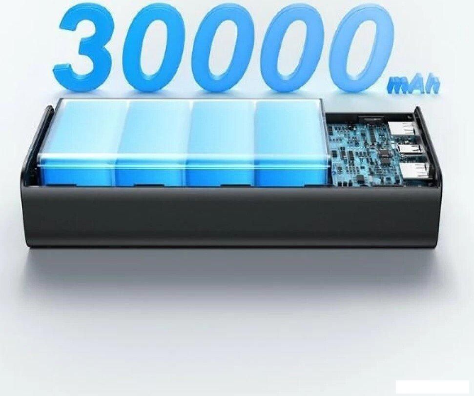 Внешний аккумулятор Usams CD185 PB68 30000mAh (черный)