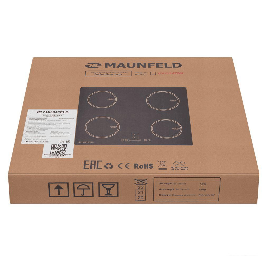 Варочная панель MAUNFELD AVI594FBK