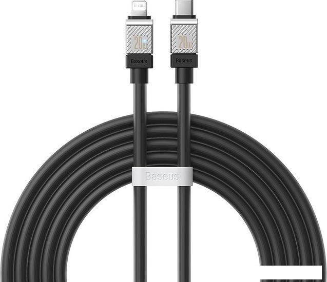 Кабель Baseus CoolPlay Series USB Type-C - Lightning (2 м, черный)