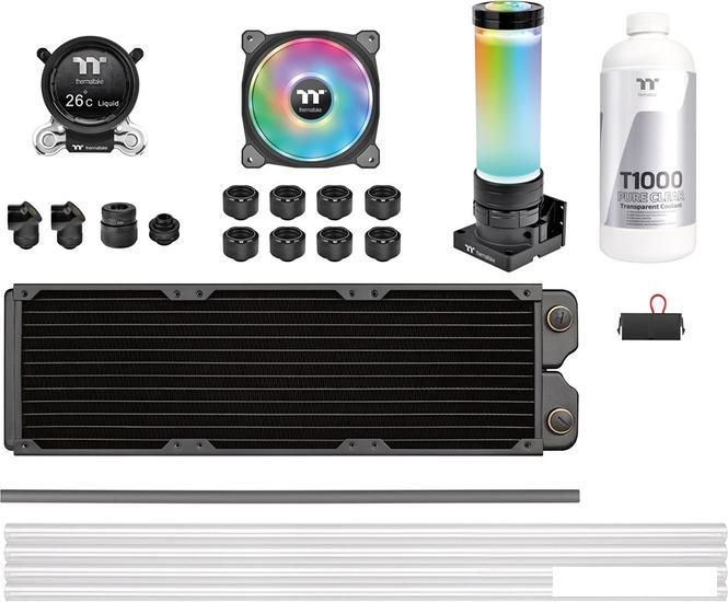 Система жидкостного охлаждения для процессора Thermaltake Pacific CLM360 Ultra Hard Tube Liquid Cooling Kit CL-W335-CU12SW-A