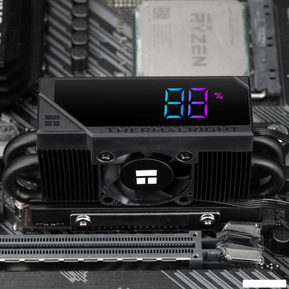 Кулер для SSD Thermalright HR-10 2280 PRO Digital (черный)