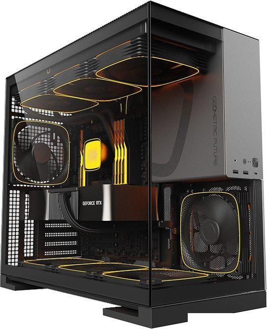 Корпус Geometric Future Model 5 5FAN (черный/серый)