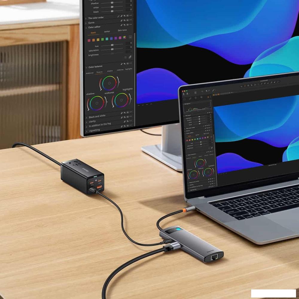 Док-станция Baseus StarJoy 6-Port Type-C Hub Adapter WKWG080013