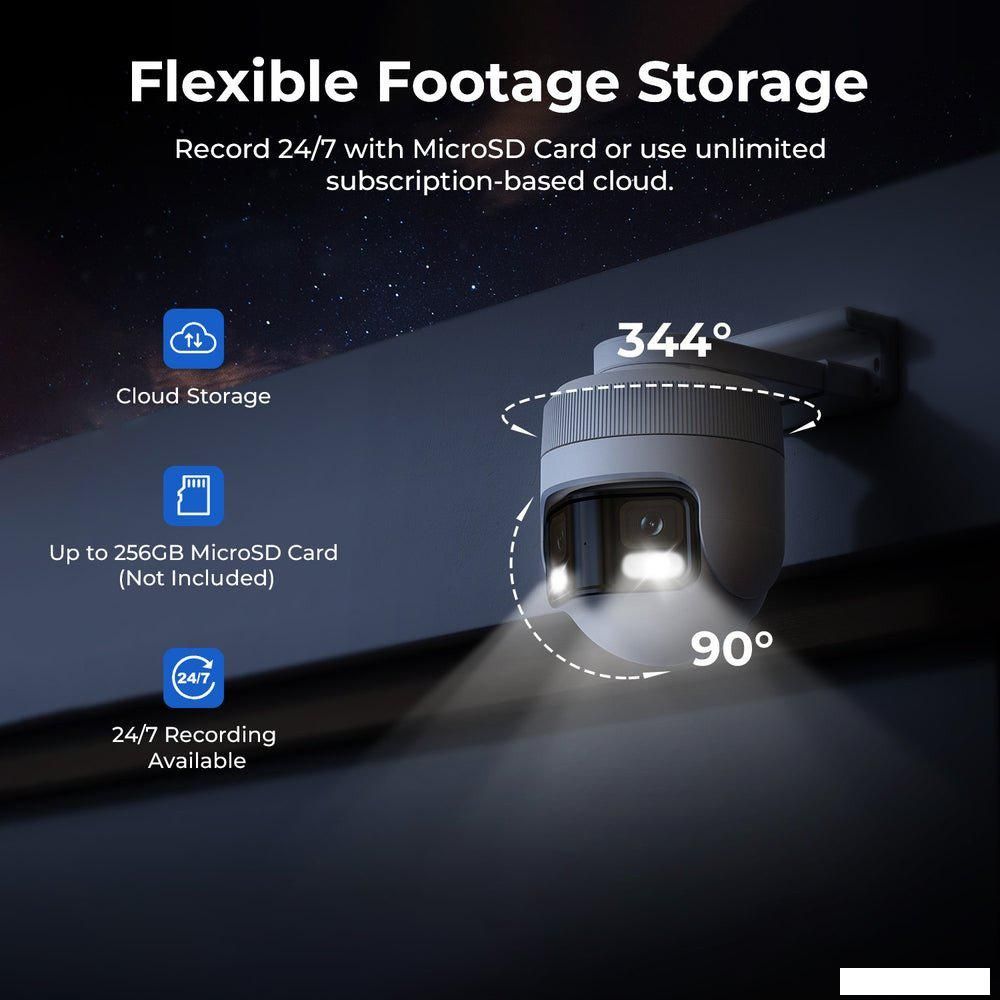 IP-камера Imilab EC6 Panorama 3.5K WiFi Plug-in Spotlight Camera (международная версия)