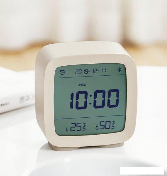 Термогигрометр Cleargrass Bluetooth Thermometer Alarm Clock White CGD1 (янтарный белый)