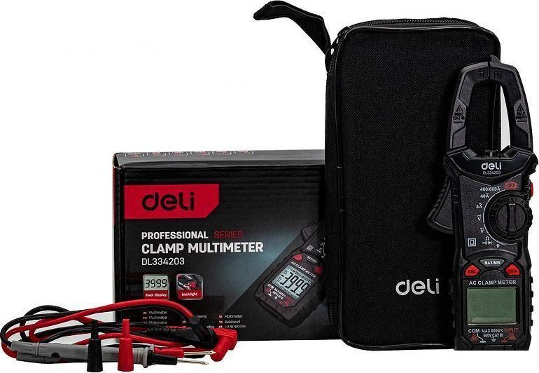 Токовые клещи Deli DL334203 102980