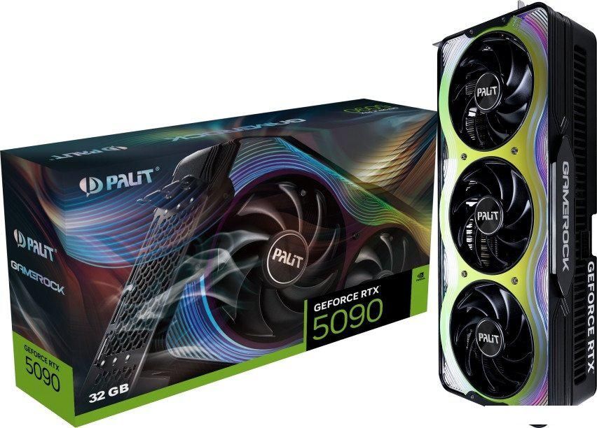 Видеокарта Palit GeForce RTX 5090 GameRock NE75090019R5-GB2020G