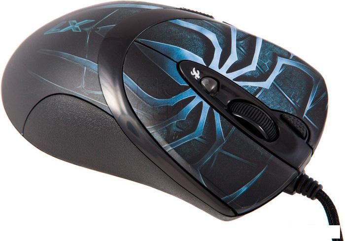 Игровая мышь A4Tech XL-747H (черный/синий)