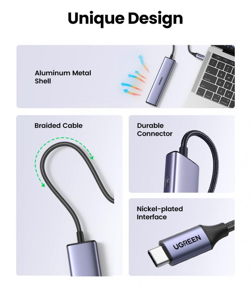 USB-хаб Ugreen CM473 15395