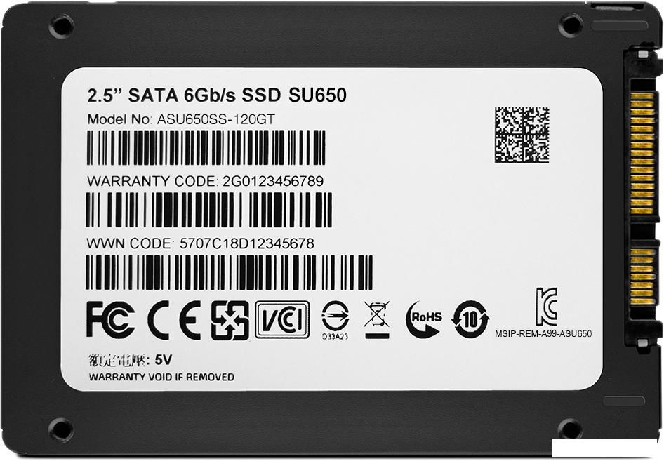SSD ADATA Ultimate SU650 256GB ASU650SS-256GT-R