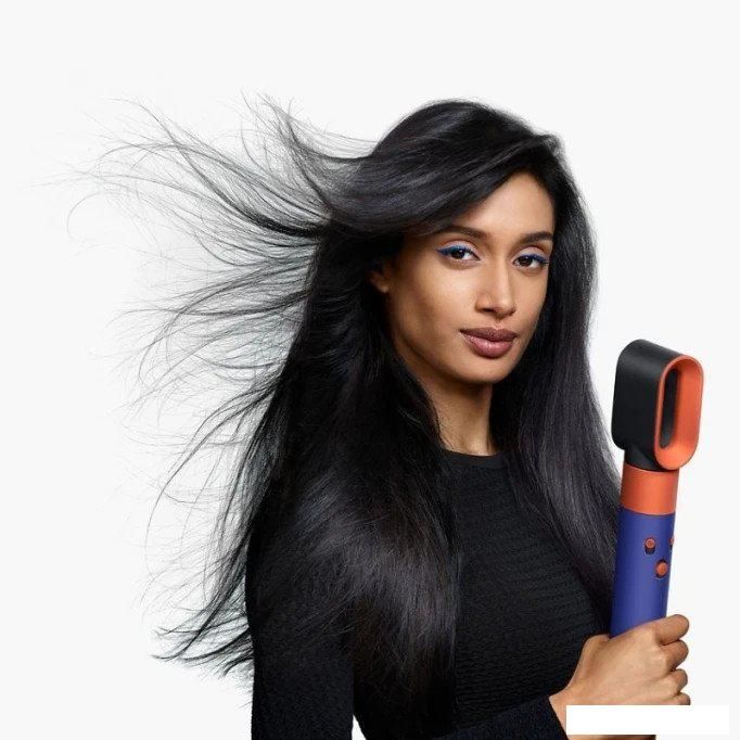Фен-стайлер Dyson Airwrap Complete Long HS08 i.d. Diffuser (евровилка, синие румяна/топаз)