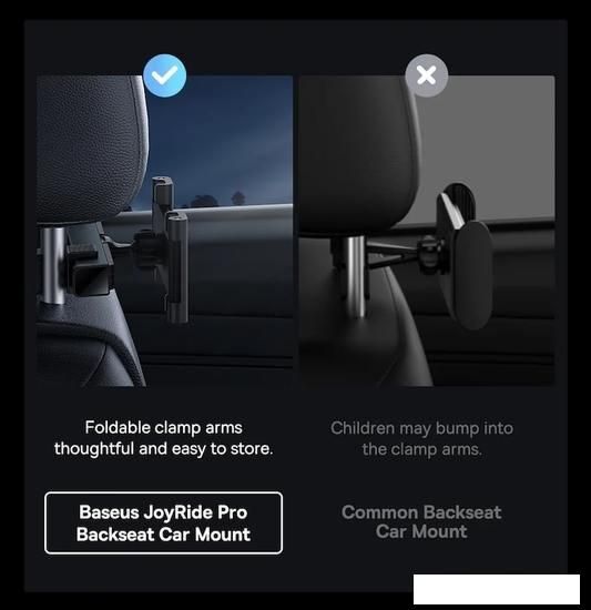 Держатель для планшета Baseus JoyRide Pro Backseat Car Mount SUTQ000001 (черный)