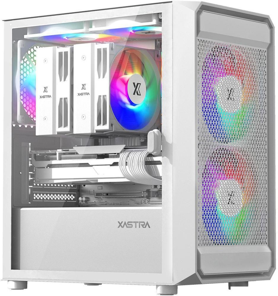 Корпуса XASTRA A303M 3FRGB (белый)