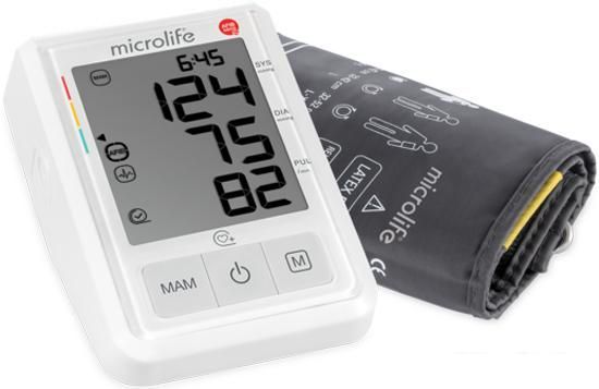 Автоматический тонометр Microlife BP B3 AFIB с адаптером (4719003342234)