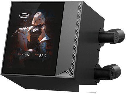 Система жидкостного охлаждения для процессора PCCooler DC360 Pro ARGB Display (черный)