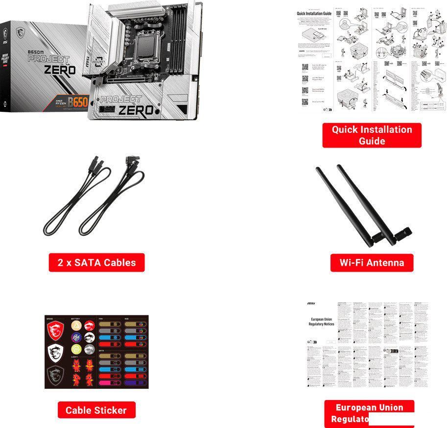 Материнская плата MSI B650M Project Zero