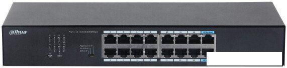 Неуправляемый коммутатор Dahua DH-S3016-16GT