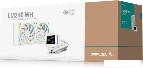 Система жидкостного охлаждения для процессора DeepCool LM240 WH R-LM240-WHDMMC-1