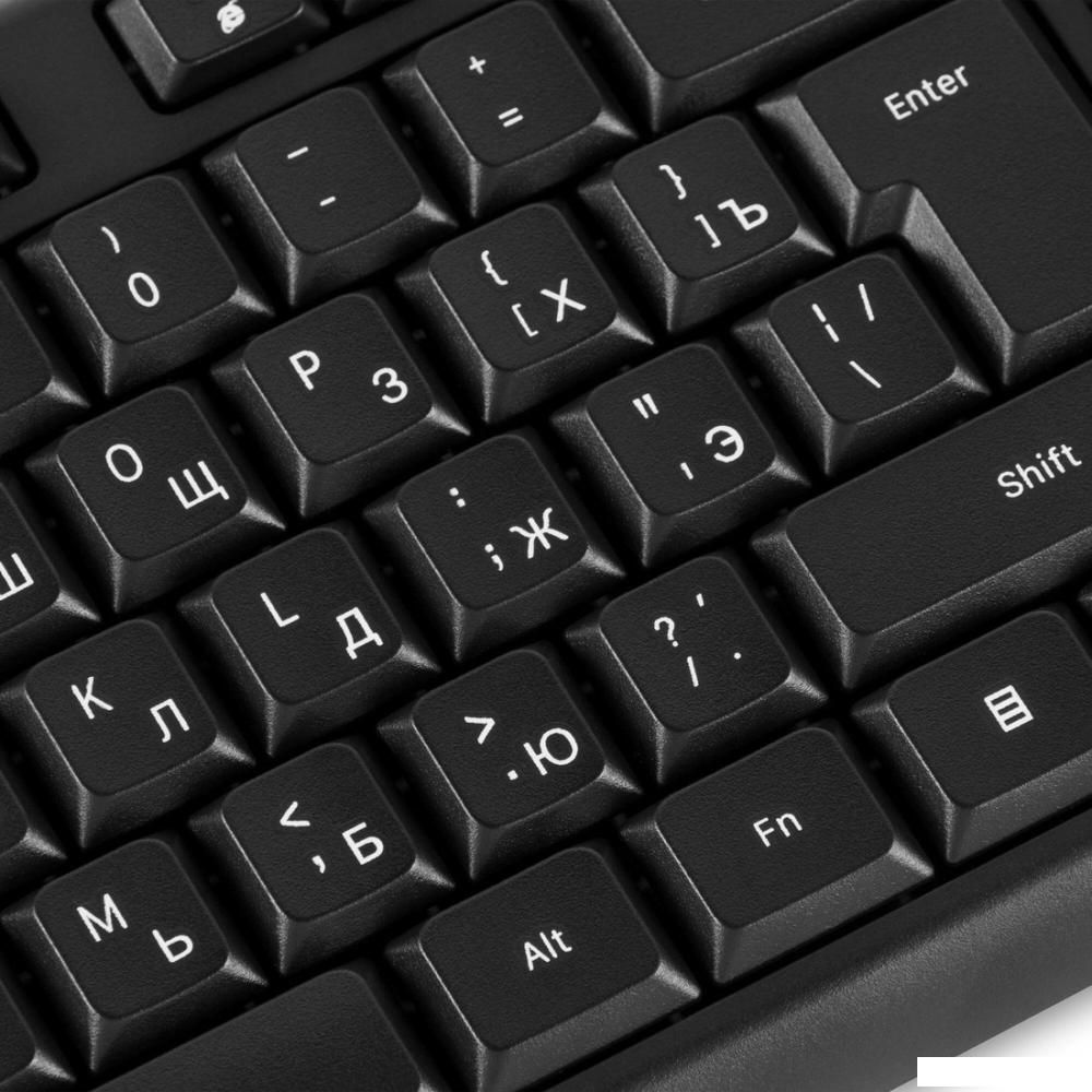 Клавиатура Оклик K888W (черный)