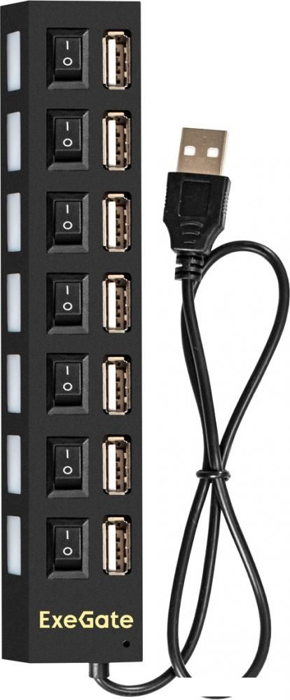 USB-хаб  ExeGate DUB-72SW EX293978RUS