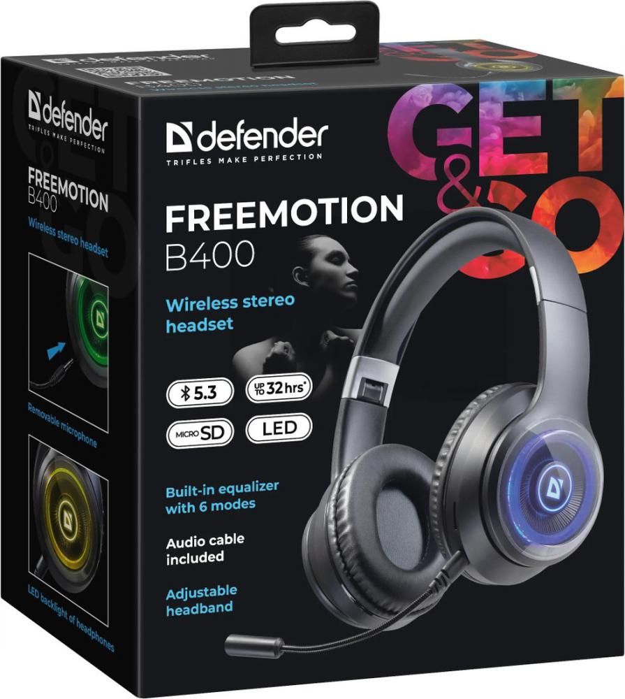 Наушники Defender FreeMotion B400