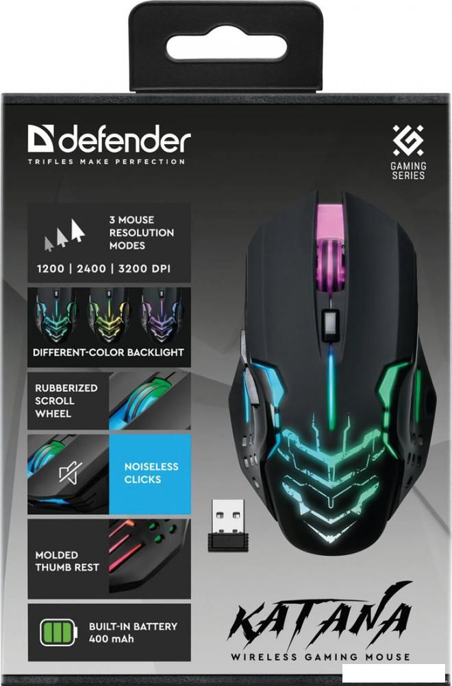 Игровая мышь Defender Katana GM-511 (черный)