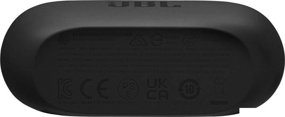 Наушники JBL Wave Buds 2 (черный)