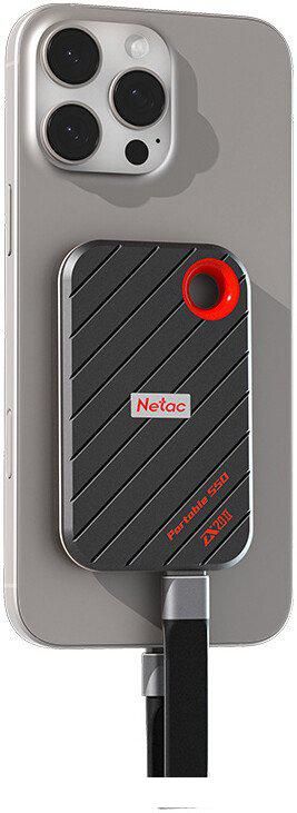 Внешний накопитель Netac ZX20II 512GB NT01ZX20II-512-32BK