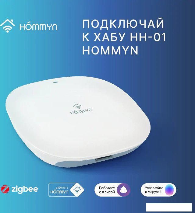 Реле Hommyn zigbee 1 канал RLZBN01 (с нейтралью)