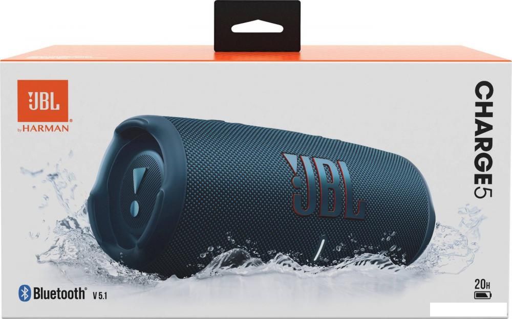 Беспроводная колонка JBL Charge 5 (синий)