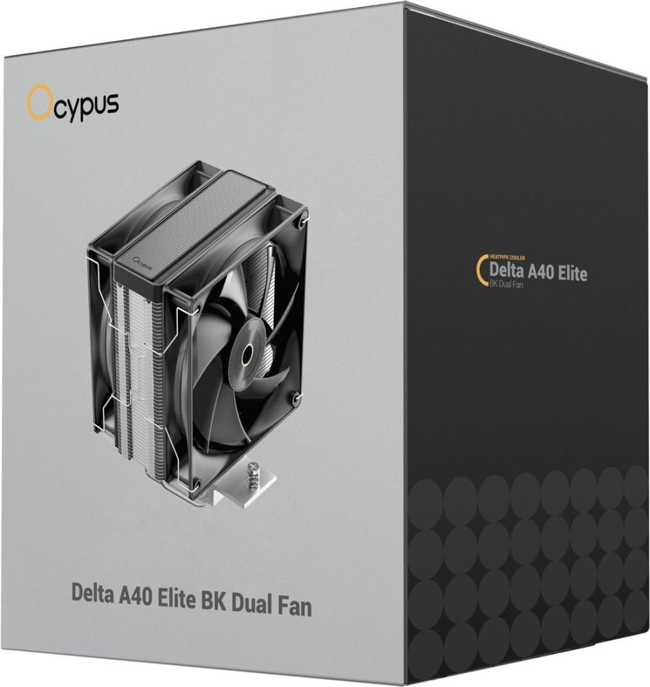 Кулер для процессора Ocypus Delta A40 Elite BK Dual FAN Delta-A40-BK2NNWN00X-GL
