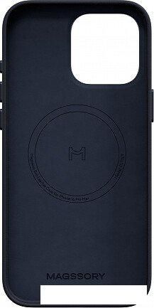 Чехол для телефона Magssory Eco Leather Case Blue для iPhone 16 Pro Max CLT029b