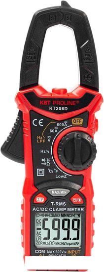 Токовые клещи КВТ Proline KT206D