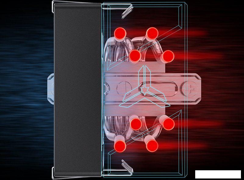 Кулер для процессора Jonsbo CR-1400 V2 Color (черный)