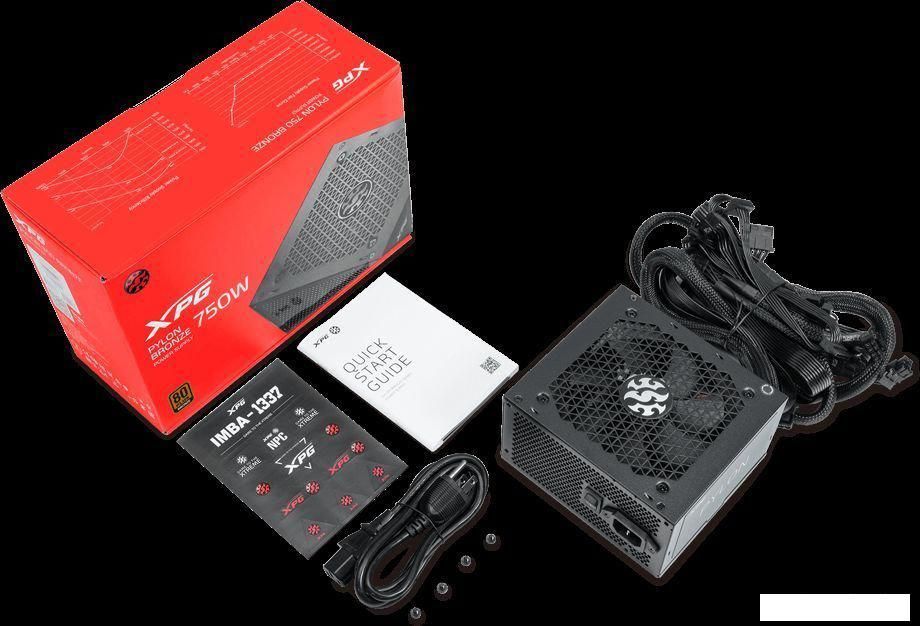 Блок питания ADATA XPG Pylon 650W 80+ PYLON650B-BKCEU