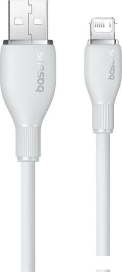 Кабель Baseus Pudding Series Fast Charging Cable 2.4A USB Type-A - Lightning (1.2 м, белый)