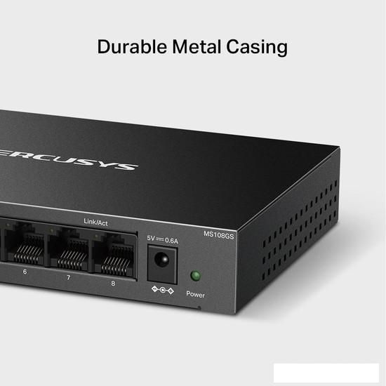 Неуправляемый коммутатор Mercusys MS108GS