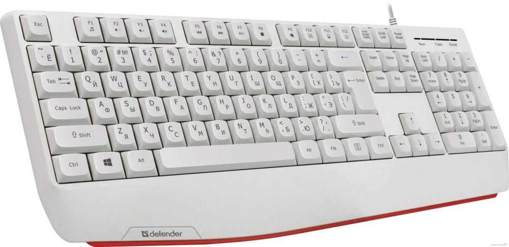 Клавиатура Defender Atom HB-546 (белый)
