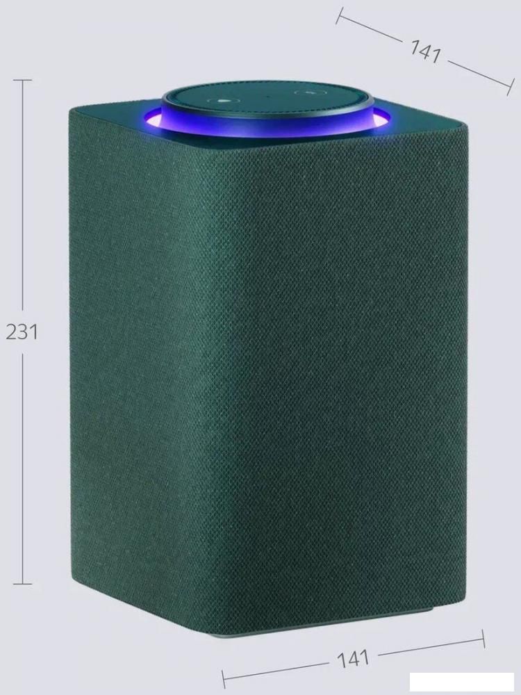 Умная колонка Яндекс Станция Макс (с хабом умного дома Zigbee, зеленый)